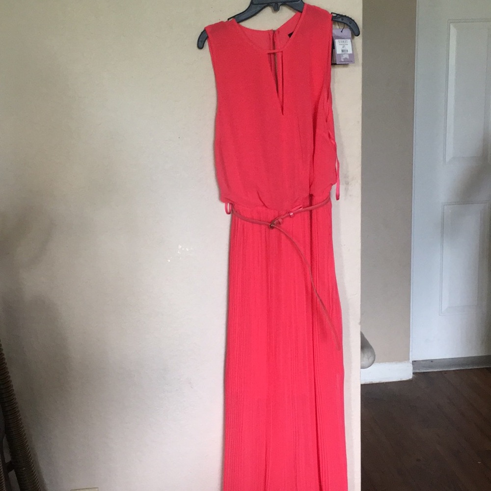 Coral dress